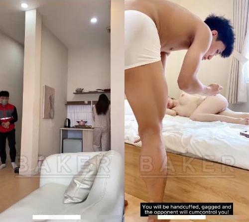 Anh tho sua ong nuoc bi co chu nha dam dang du dit